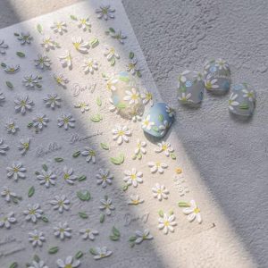 雛菊立體美甲貼紙
